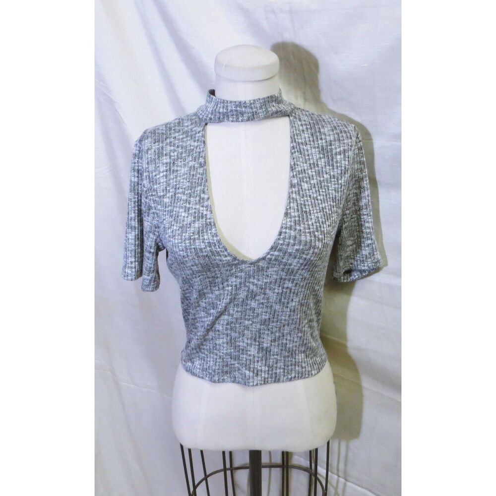 Express ~One Eleven~ Racer Back Crop Top Size M